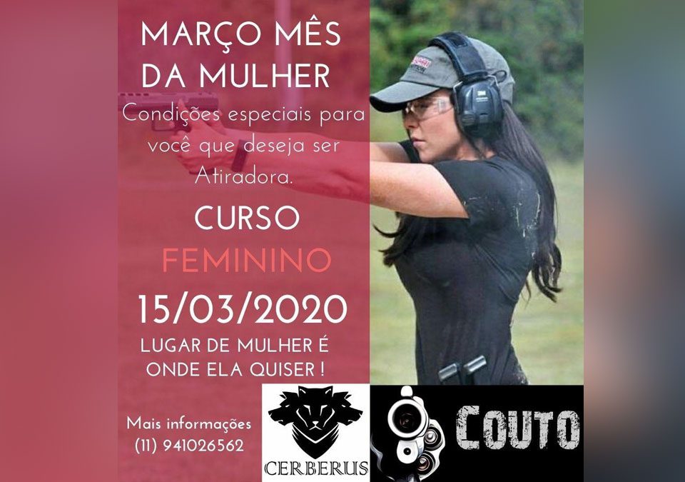 Clube de Tiro Cerberus Jarinu Curso de Tiro para Mulheres